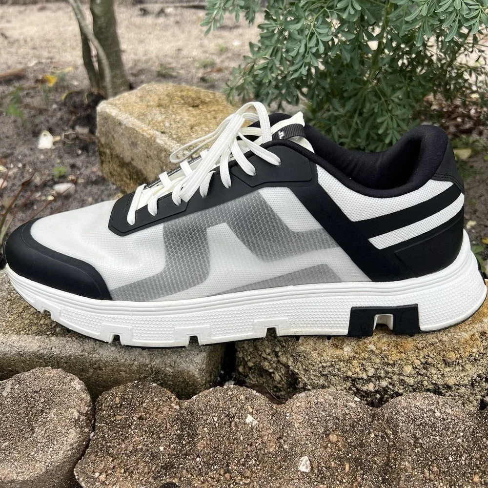 J.Lindeberg Golf Vent 500 Shoes Men's 12-12.5 EU 45 Black White